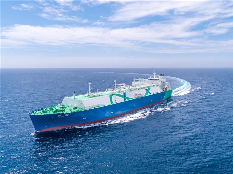 日本郵船、最新鋭LNG船「AL ZUWAIR」が竣工！効率と安全性を向上へ