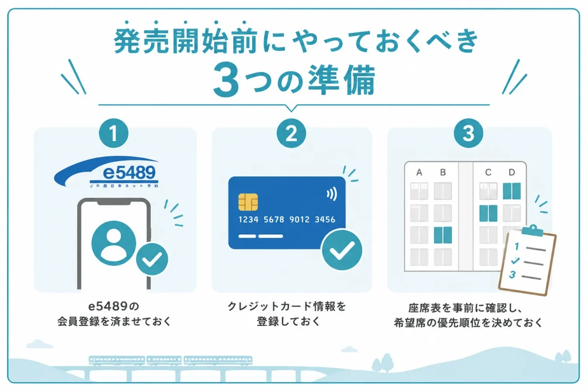 発売開始前にやっておくべき3つの準備