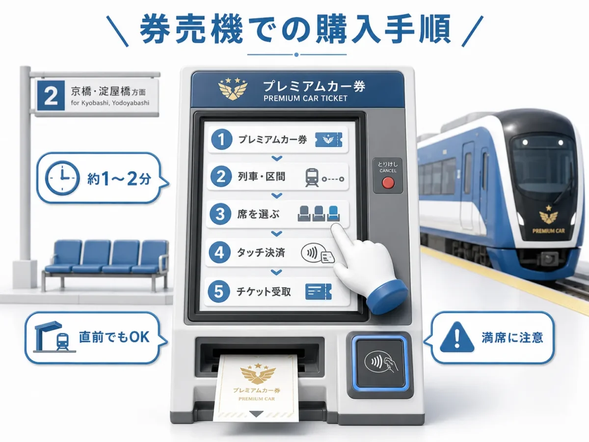 券売機での購入手順