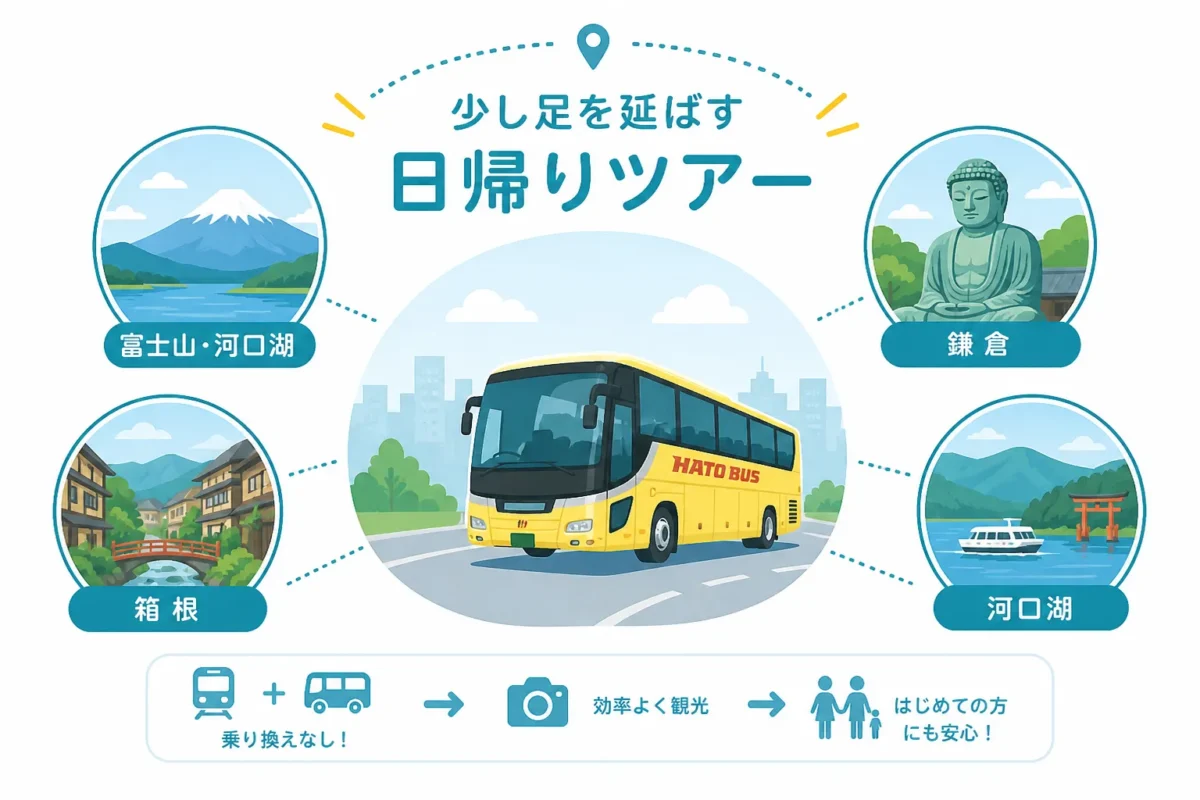 少し足を延ばす日帰りツアー
