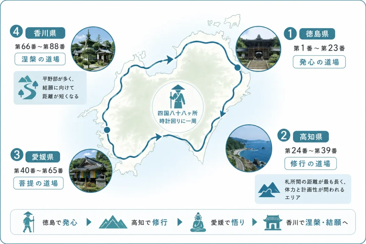 徳島・高知・愛媛・香川＝4つの「道場」