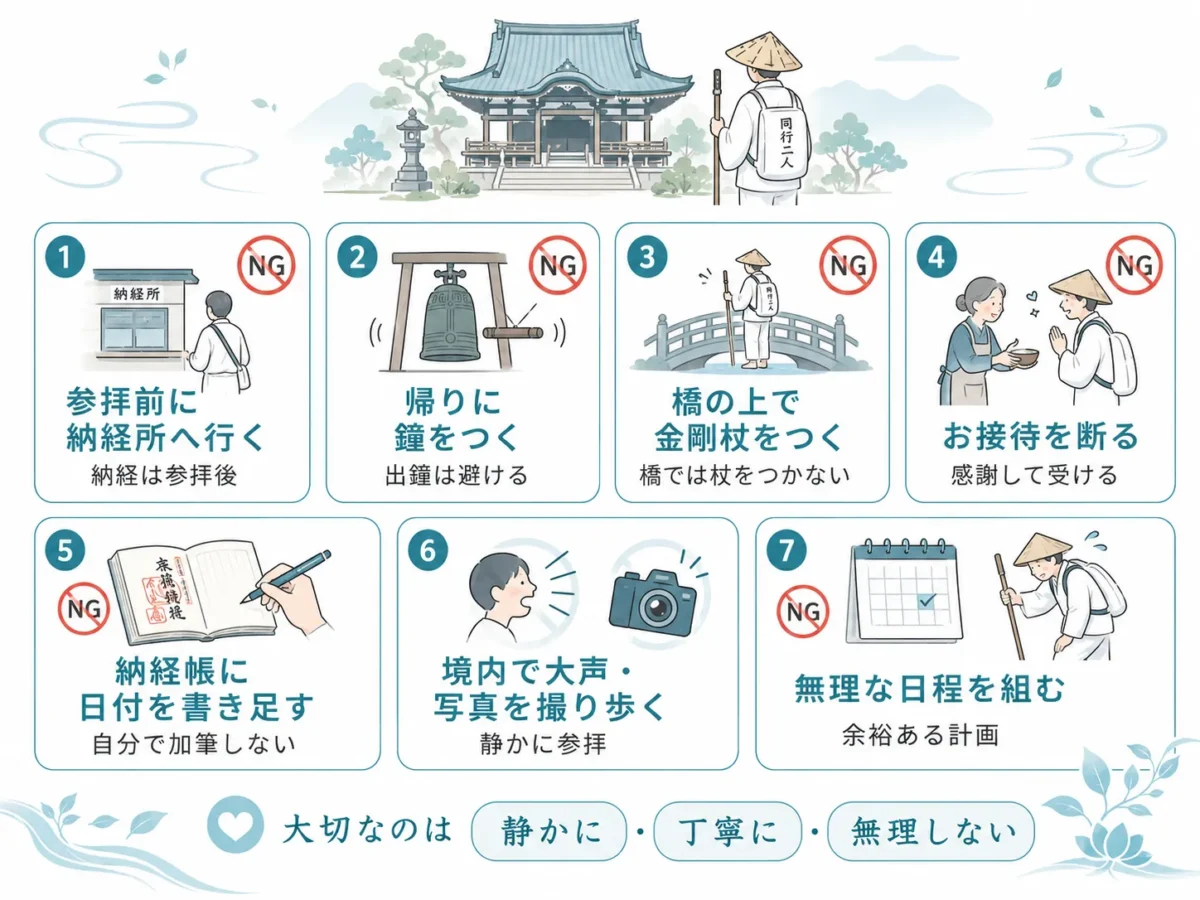 やってはいけないことNG集