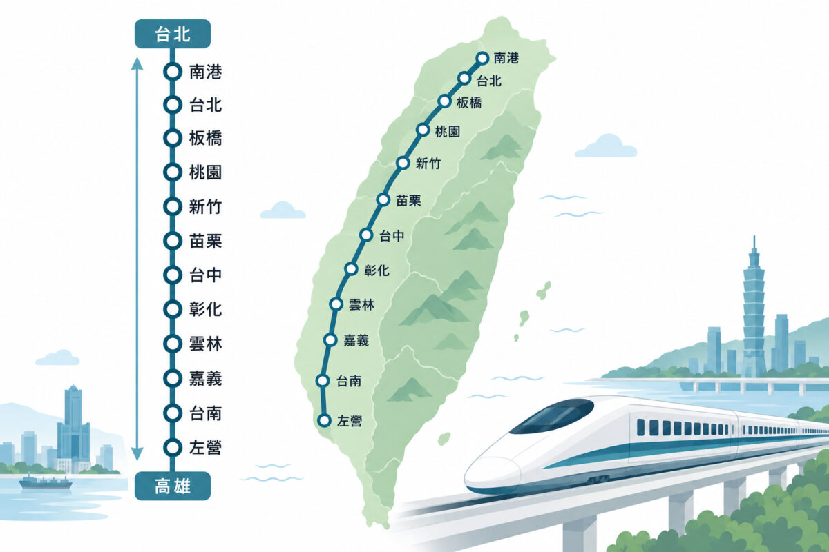 台湾新幹線の予約と料金の図解 02