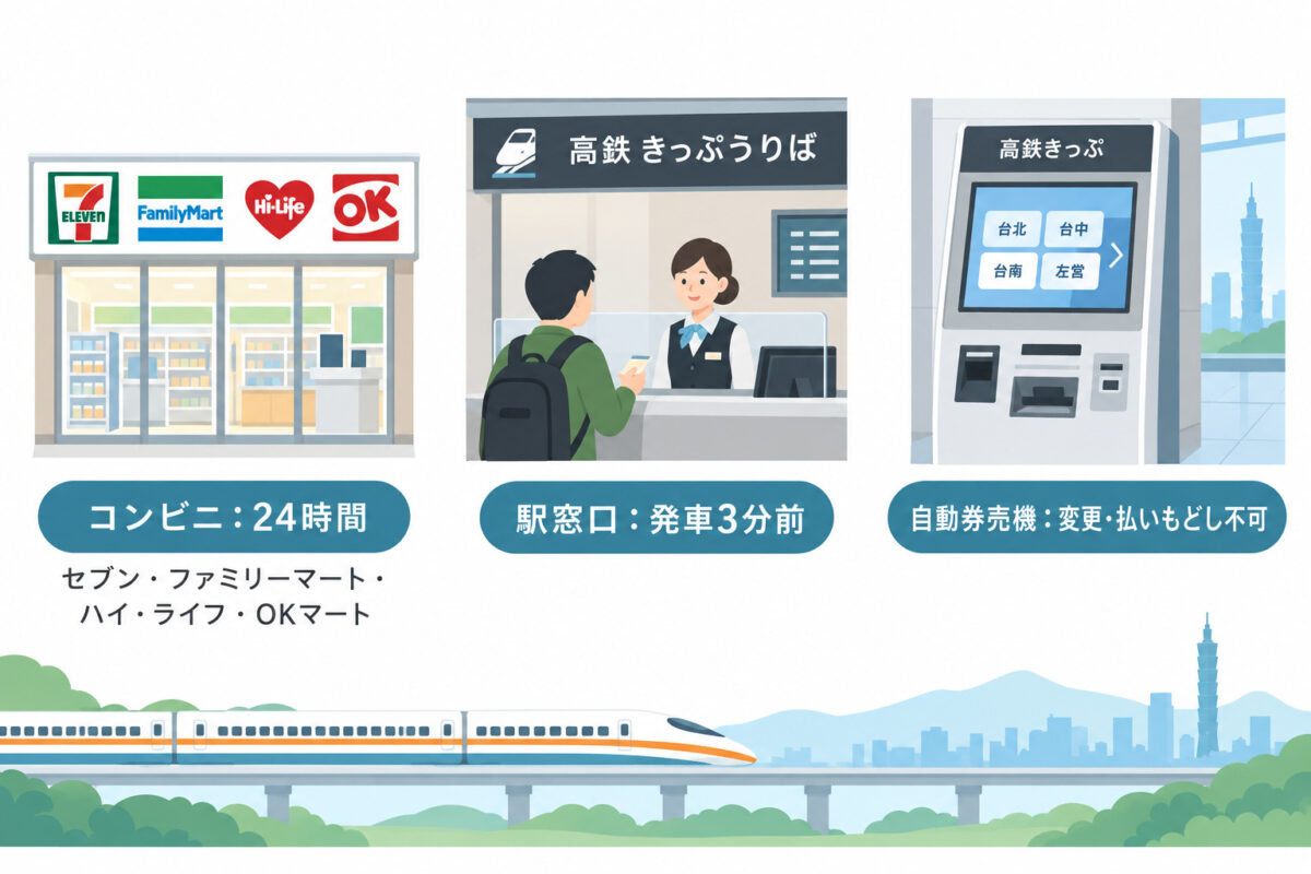 台湾新幹線の予約と料金の図解 06