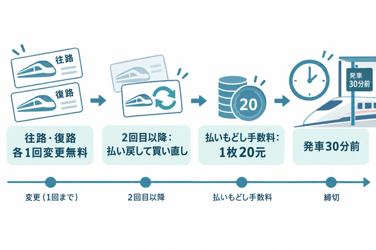 台湾新幹線の予約と料金の図解 11