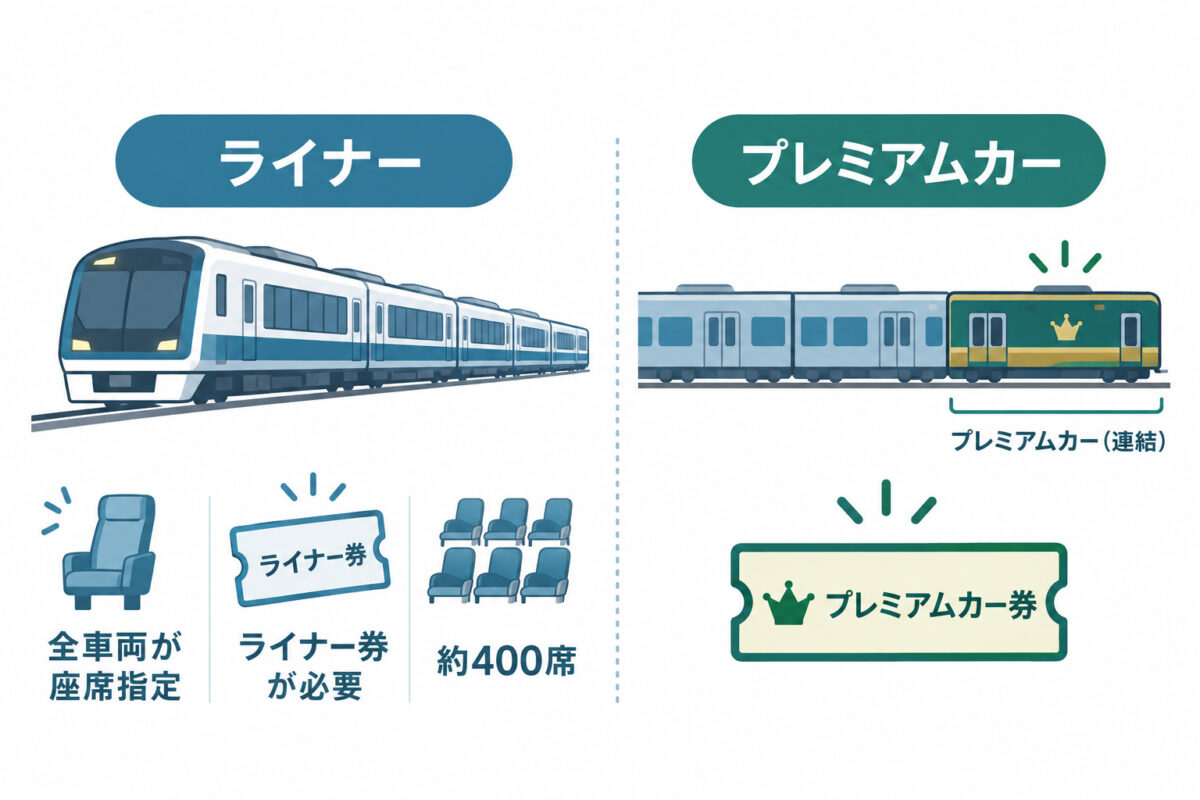 京阪プレミアムカーの図解 11