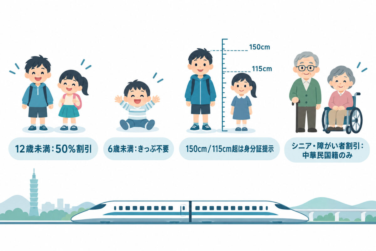 台湾新幹線の予約と料金の図解 12
