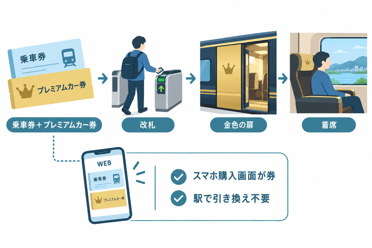 京阪プレミアムカーの図解 12