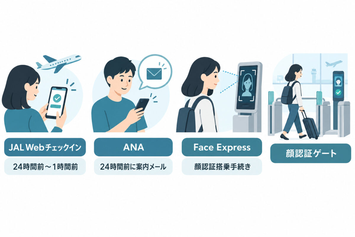 手続きを短くする方法