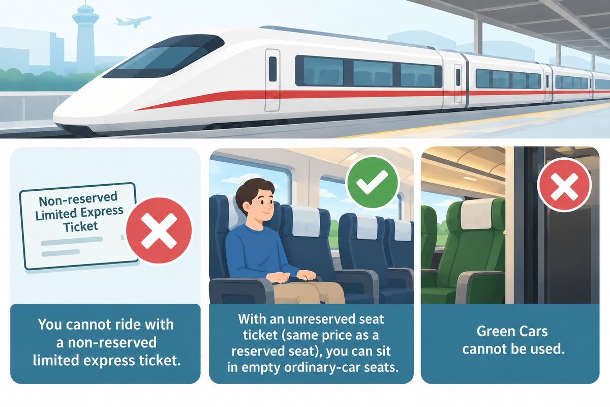 Can you ride the Narita Express without a reservation?