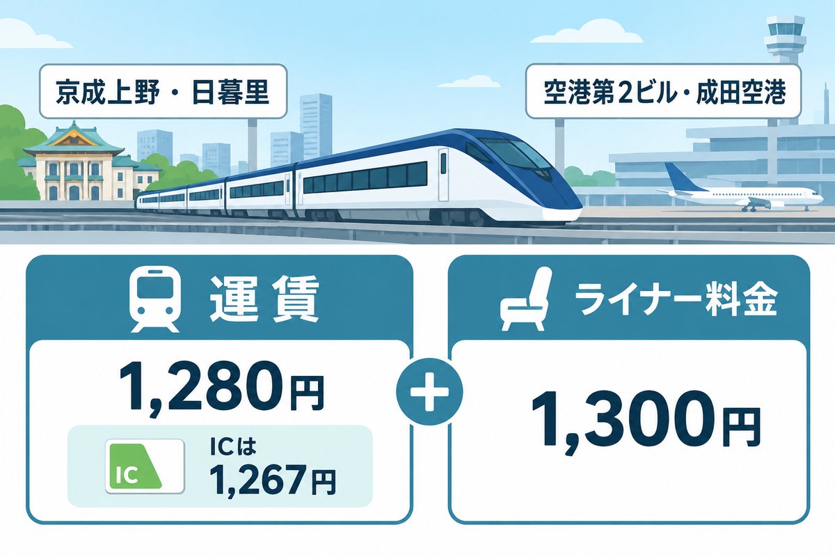 スカイライナーの料金
