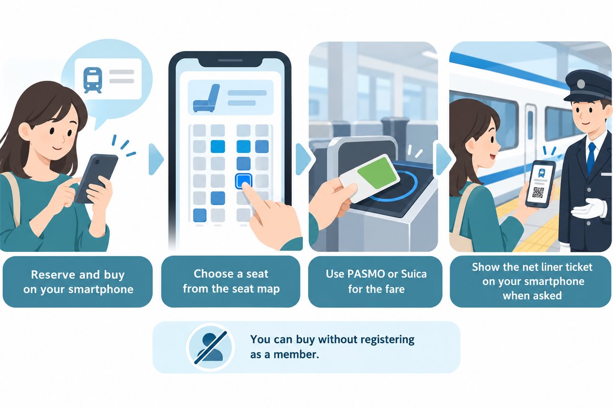 How to book online (ticketless service)